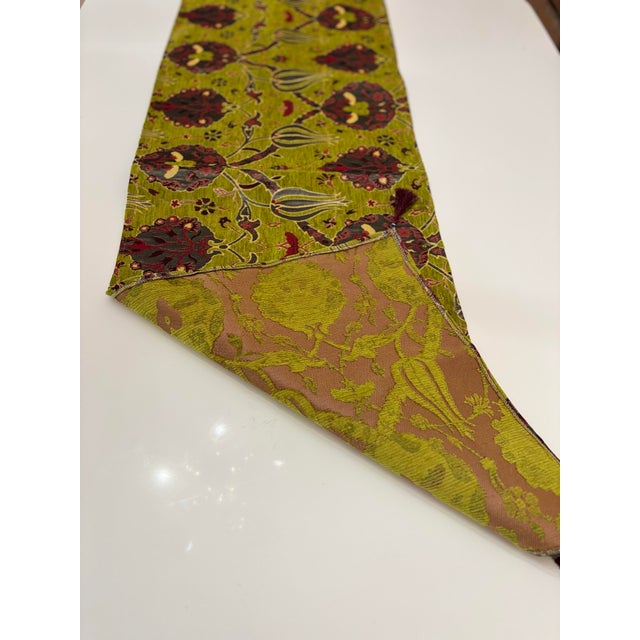 2010s Authentic Turkish Kilim Motif Table Runner For Sale - Image 5 of 6