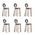Mary Bar Chairs by Ottiu, Set of 6 For Sale - Image 10 of 10