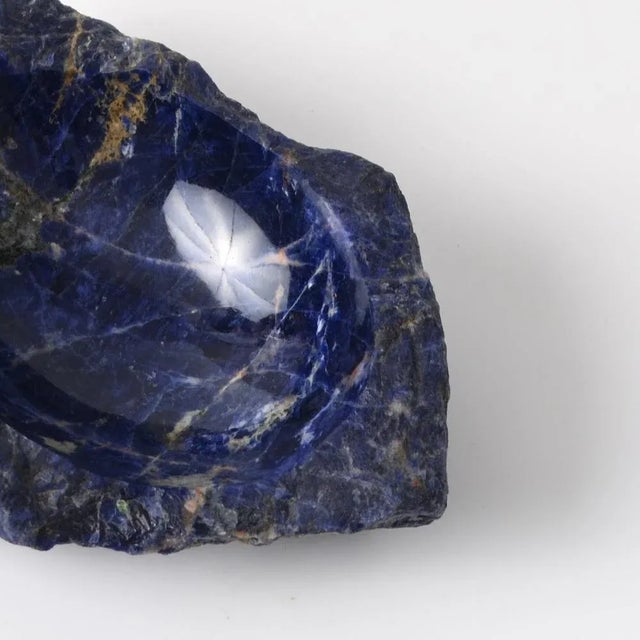 Blue Stone Bowl, 1970s For Sale - Image 4 of 9