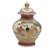 Antique Japanese Satsuma Moriage Covered Ginger Jar With Chinese Figures For Sale - Image 4 of 17