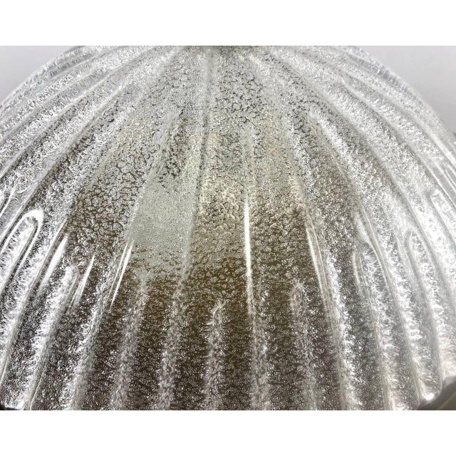 Metal Large Vintage Ceiling Flush Mount by Fisher Leuchten, Germany For Sale - Image 7 of 10