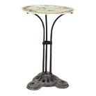Small French Metal Outdoor Gueridon Table, 1950s For Sale
