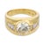Contemporary Vintage Gia 2.43 Round Brilliant Cut Diamond 18k Yellow Gold Engagement Ring, Size 7.75 For Sale - Image 3 of 8