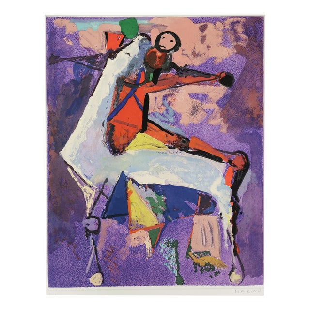 Marino Marini, Marino from Shakespeare ZWR London VIII, 1978, Engraving For Sale