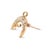 Victorian Antique 18k Yellow Gold 1.24ctw Old Cut Diamond Crescent Pin Pendant For Sale - Image 4 of 8
