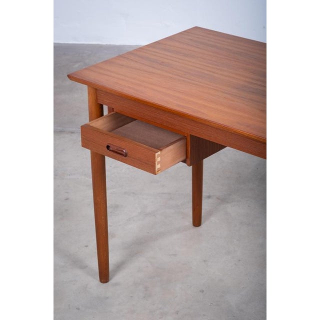 Mid-Century Danish Teak Desk, 1960s For Sale - Image 4 of 10