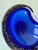 1950s Barovier & Toso Murano Cobalt Blue Glass Bowl For Sale - Image 5 of 8