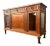 Antique 19th Century French Directoire Style Marble Top Cherrywood Sideboard For Sale