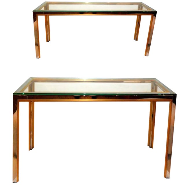 1970s Mid-Century Modern Zilli Console Tables - a Pair For Sale