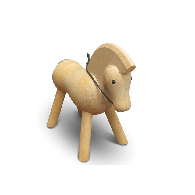 Kay Bojesen’s oak horse designed in the early 1930s. W 6'' x D 2'' x H 5.33''
