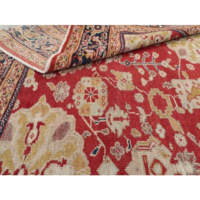Early 20th Century Handmade Persian Sultanabad Long and Narrow Gallery Carpet For Sale - Image 10 of 10