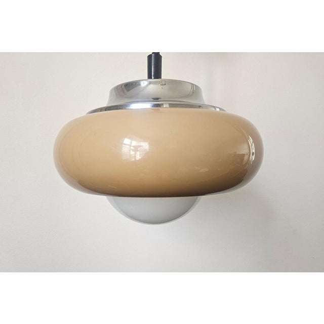 Guzzini Mid-Century Space Age Pendant by Guzzini for Meblo, Italy, 1970s For Sale - Image 4 of 15