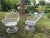 Vintage Mid-Century Spun Fiberglass Patio Set, Four Pieces, Attributed to Russell Woodard For Sale - Image 11 of 12