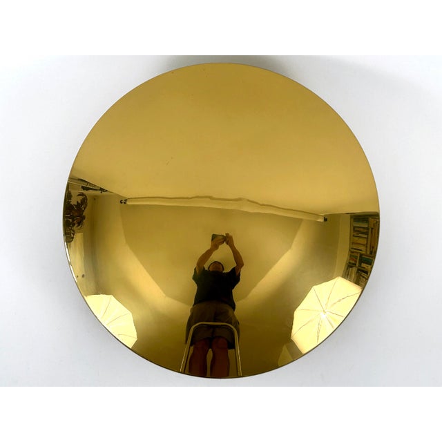 Mid-Century Modern Large Mid-Century Brass Flush Mount by Florian Schulz, Germany, 1970s For Sale - Image 3 of 18