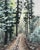 Wintery Day Winter Theme Acrylic Painting 8 X 10" Nature Wall Art Unframed For Sale - Image 6 of 7