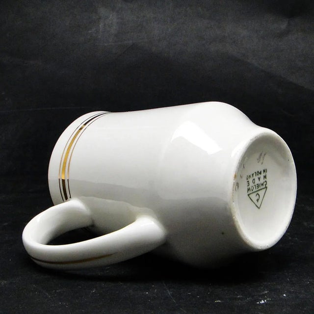 Art Deco Milk Jug from Ćmielów Pottery, Poland, 1970s For Sale - Image 4 of 6