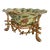 Chinoiserie Green Decorative Bowl and Faux Bamboo Stand For Sale