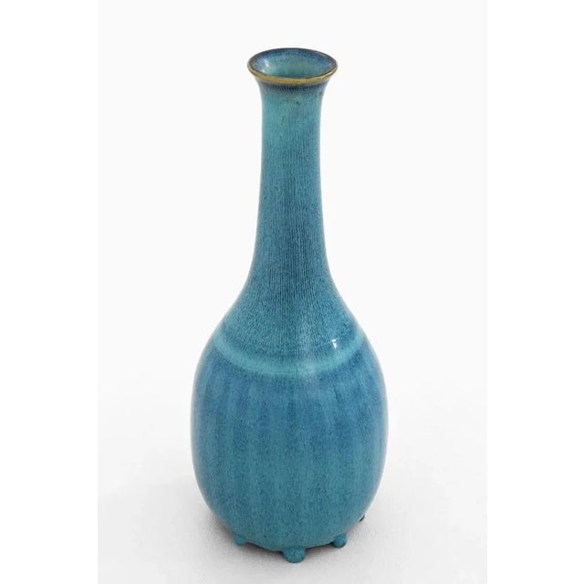 1950s Vase Model Farsta by Wilhelm Kåge attributed to Gustavsberg, 1956 For Sale - Image 5 of 8