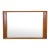 Vintage Walnut & Pecan Mirror, Mid-Century American For Sale