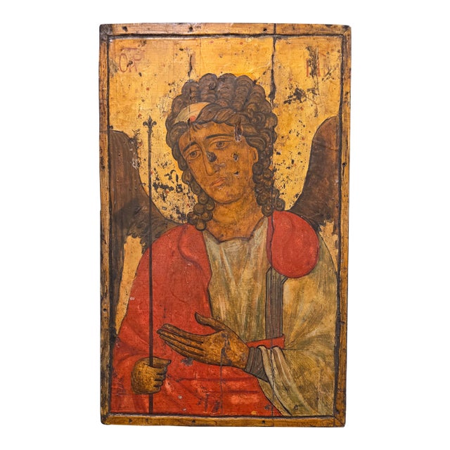 Monestary Icon Circa 1750 " St Michael " For Sale