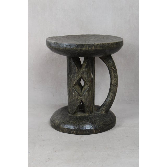 Tonga Stool in Wood For Sale - Image 5 of 5