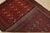 Turkmen Rug 4’3” X 6’1” Red Wool Vintage Tribal Hand-Knotted Carpet For Sale - Image 11 of 12