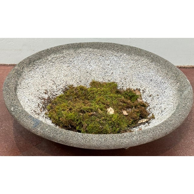 Pair Monumental Willy Guhl French Cast Stone Garden Planters, Circa 1955-1970 For Sale - Image 16 of 18