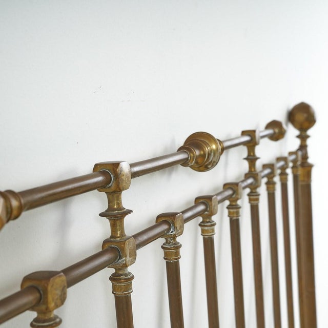 Vintage Brass Bed For Sale - Image 3 of 9