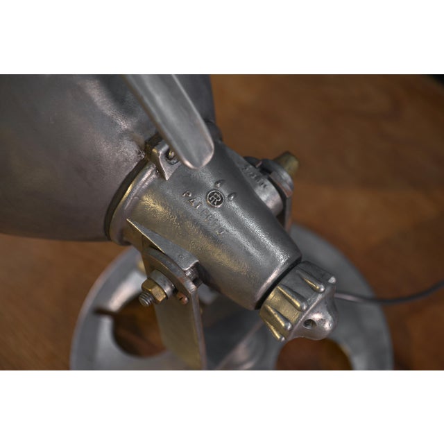 Metal Vintage Industrial Table Lamp, 1950s For Sale - Image 7 of 11