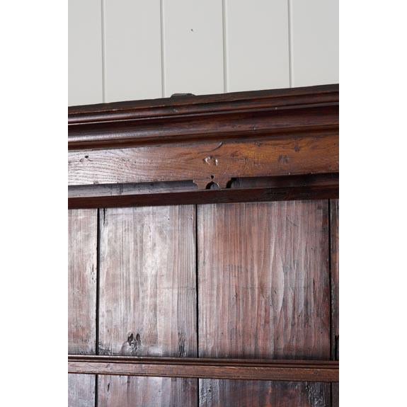George III Period Oak Welsh Dresser Base With Topper (C. 1760-80) For Sale - Image 4 of 11