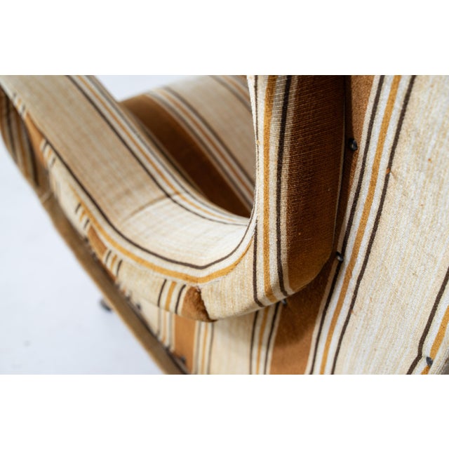 Textile Senior Chair by Marco Zanuso for Arflex, 1950s For Sale - Image 7 of 12