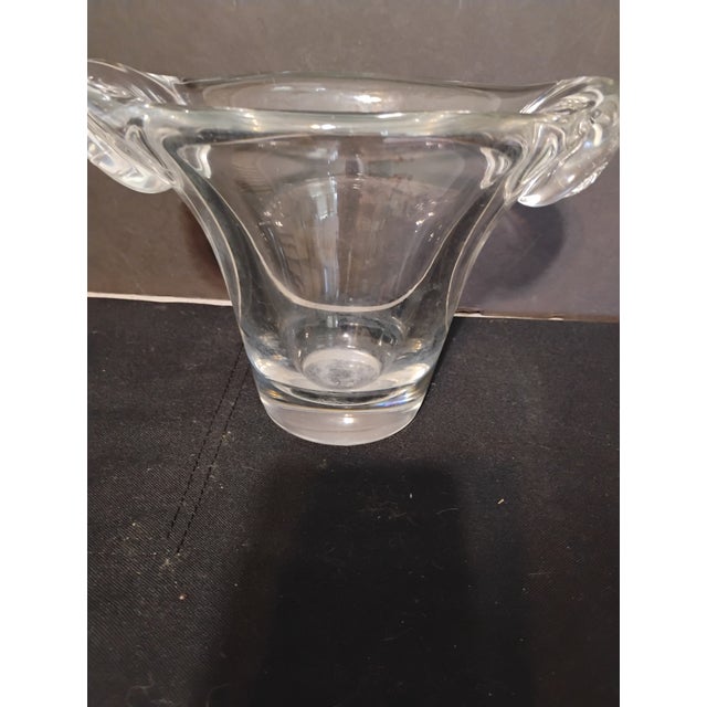 Contemporary Vintage Daum Crystal Vase/ Ice Bucket For Sale - Image 3 of 8