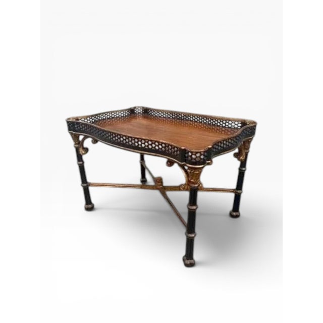 Traditional e.j. Victor Regency-Style Tray Table For Sale - Image 3 of 16