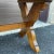 Late 20th Century Vintage Heywood Wakefield Traditional Golden Maple Trestle Style Side Table For Sale - Image 5 of 12