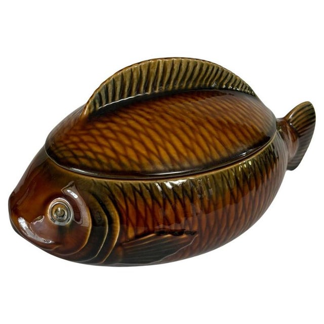 Ceramic Fish-Shaped Trinket Dish, 1970s For Sale - Image 13 of 13