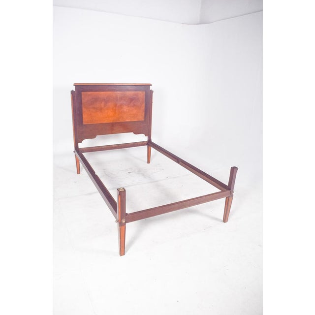 Portuguese Mahogany Double Bed, 1890 For Sale - Image 3 of 10