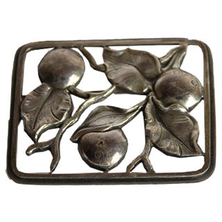 Danish Silver Brooch by Svend Weihrauch for Frantz Hingelberg, 1930s For Sale