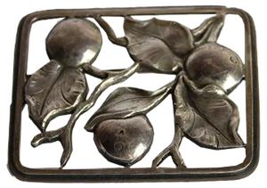 Danish Silver Brooch by Svend Weihrauch for Frantz Hingelberg, 1930s