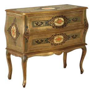 Small Chest of Drawers in Lacquered and Painted Wood