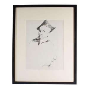 Graphite Portrait Drawing of a Man by James L. Bruch
