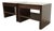 Barbara Barry for Baker Furniture Modern Oversized Dark Mahogany Nightstands, Newly Refinished For Sale