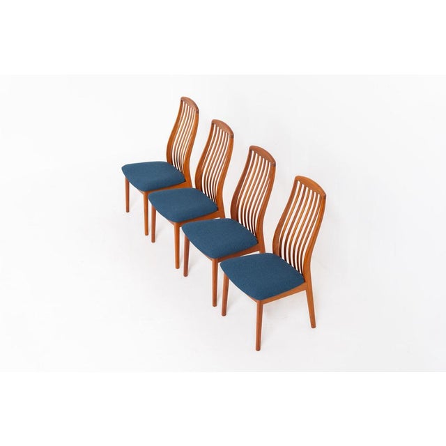 Dining Chairs by Kai Kristiansen for Schou Andersen, Set of 4 For Sale - Image 4 of 14