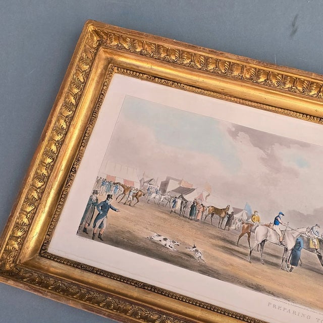 Henry Halken, Ascot Heat Preparing to Start, 1800s, Paper, Framed For Sale - Image 18 of 18