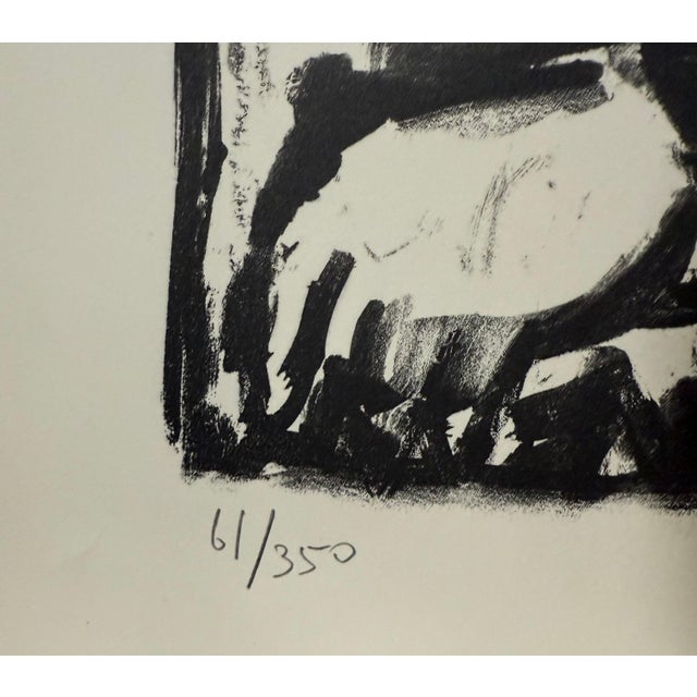 1960s Arbit Blatas, Lithuanian French Artist Arbit Blatas Lithograph Fernand Leger School of Paris, 1962 For Sale - Image 5 of 6