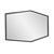 Metal Dekland Black Mirror For Sale - Image 7 of 11