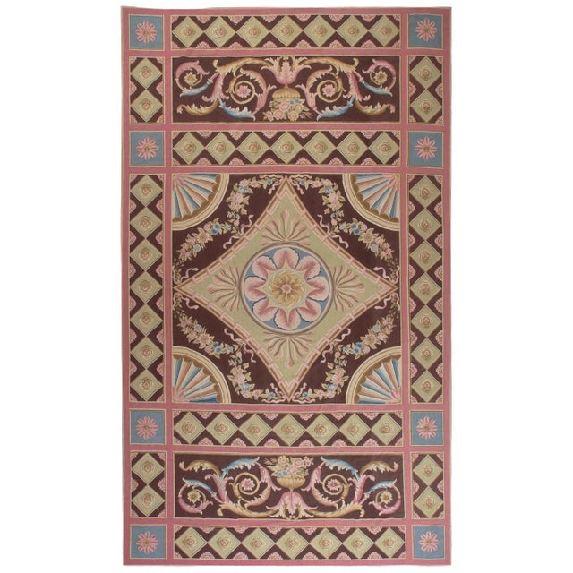 Contemporary Aubusson Design Rug by Doris Leslie Blau For Sale