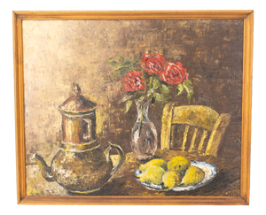 Still Life, 1920s-1940s, Oil on Canvas
