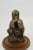 Mid 20th Century Asian Buddha Wood Sculpture & Glass Dome For Sale - Image 5 of 7