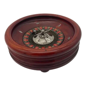 Late 19th Century Victorian Mahogany Roulette Wheel