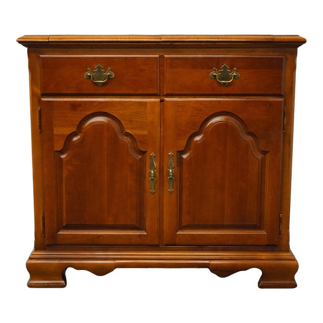 Stanley Furniture American Craftsman Cherry Traditional 55" Flip Top Server Buffet Chairish